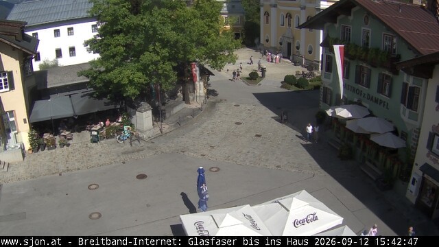 Archiv Foto Webcam Hauptplatz in St. Johann/Tirol