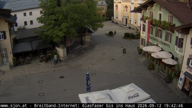 Archiv Foto Webcam Hauptplatz in St. Johann/Tirol