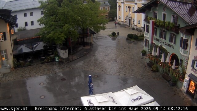 Archiv Foto Webcam Hauptplatz in St. Johann/Tirol