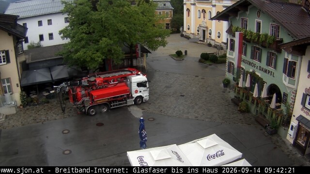 Archiv Foto Webcam Hauptplatz in St. Johann/Tirol