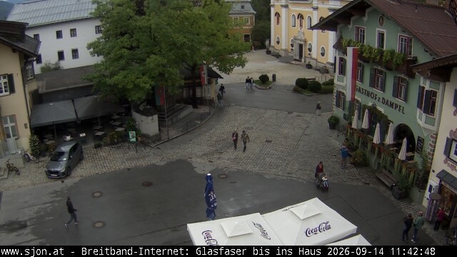 Archiv Foto Webcam Hauptplatz in St. Johann/Tirol