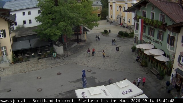 Archiv Foto Webcam Hauptplatz in St. Johann/Tirol