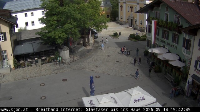 Archiv Foto Webcam Hauptplatz in St. Johann/Tirol