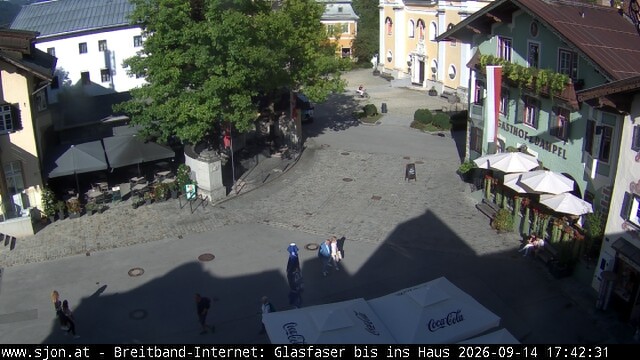Archiv Foto Webcam Hauptplatz in St. Johann/Tirol
