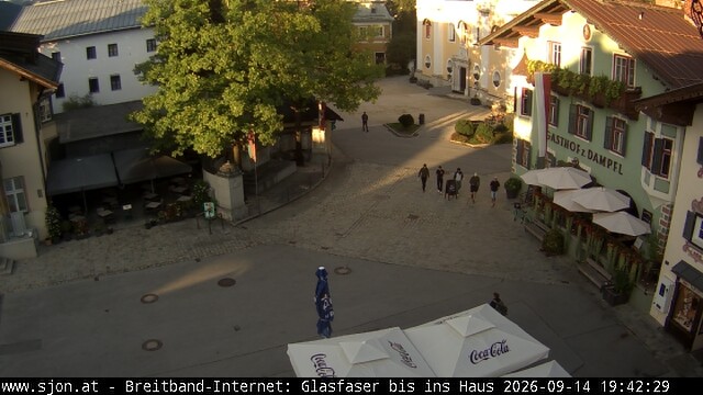 Archiv Foto Webcam Hauptplatz in St. Johann/Tirol