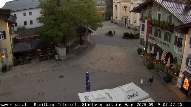 Archiv Foto Webcam Hauptplatz in St. Johann/Tirol