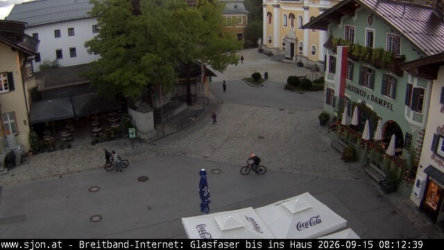 Archiv Foto Webcam Hauptplatz in St. Johann/Tirol