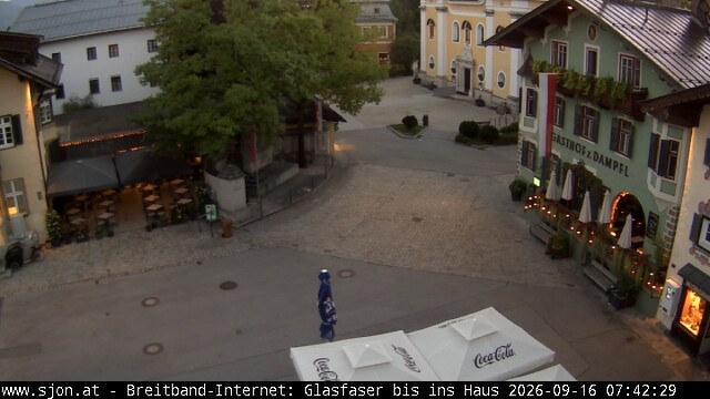 Archiv Foto Webcam Hauptplatz in St. Johann/Tirol