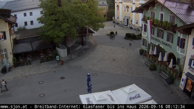 Archiv Foto Webcam Hauptplatz in St. Johann/Tirol