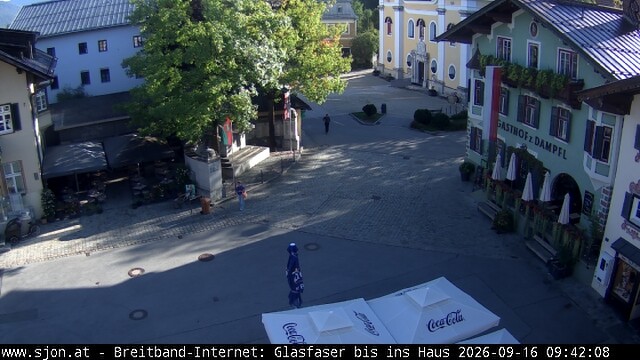 Archiv Foto Webcam Hauptplatz in St. Johann/Tirol