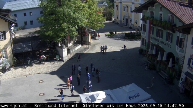 Archiv Foto Webcam Hauptplatz in St. Johann/Tirol