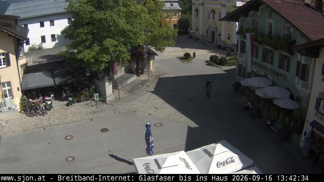 Archiv Foto Webcam Hauptplatz in St. Johann/Tirol