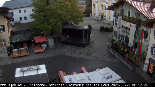 Archiv Foto Webcam Hauptplatz in St. Johann/Tirol