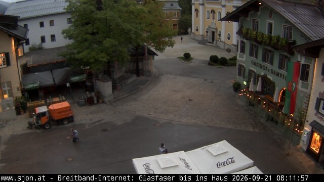 Archiv Foto Webcam Hauptplatz in St. Johann/Tirol