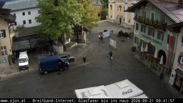 Archiv Foto Webcam Hauptplatz in St. Johann/Tirol