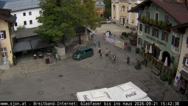 Archived image Webcam St. Johann in Tyrol - Main Place