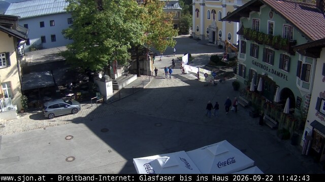 Archived image Webcam St. Johann in Tyrol - Main Place