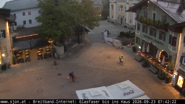 Archiv Foto Webcam Hauptplatz in St. Johann/Tirol