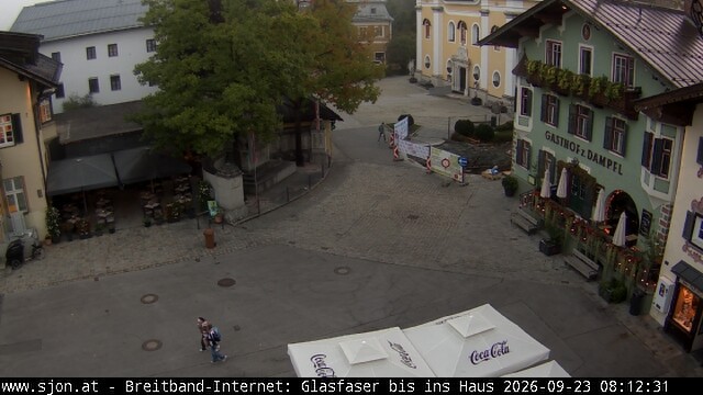 Archiv Foto Webcam Hauptplatz in St. Johann/Tirol