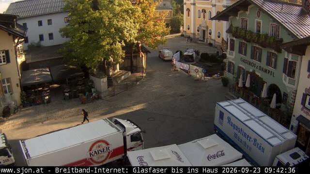 Archiv Foto Webcam Hauptplatz in St. Johann/Tirol