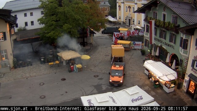 Archiv Foto Webcam Hauptplatz in St. Johann/Tirol