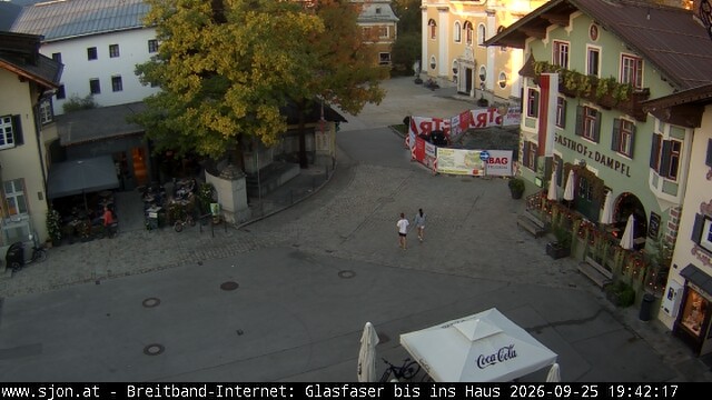 Archiv Foto Webcam Hauptplatz in St. Johann/Tirol