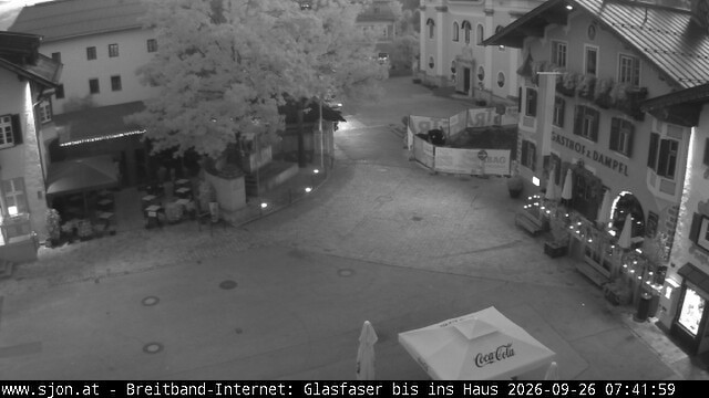 Archiv Foto Webcam Hauptplatz in St. Johann/Tirol
