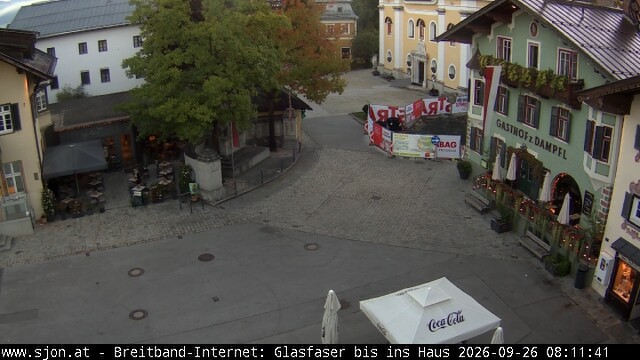Archiv Foto Webcam Hauptplatz in St. Johann/Tirol