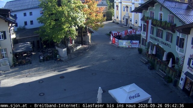 Archiv Foto Webcam Hauptplatz in St. Johann/Tirol