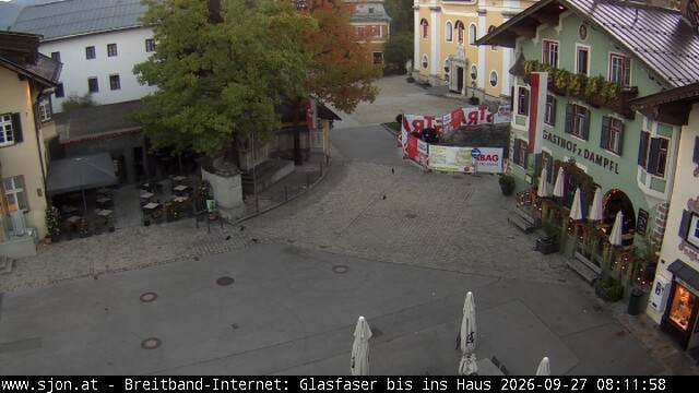 Archiv Foto Webcam Hauptplatz in St. Johann/Tirol