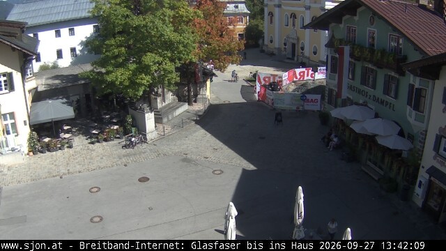 Archiv Foto Webcam Hauptplatz in St. Johann/Tirol
