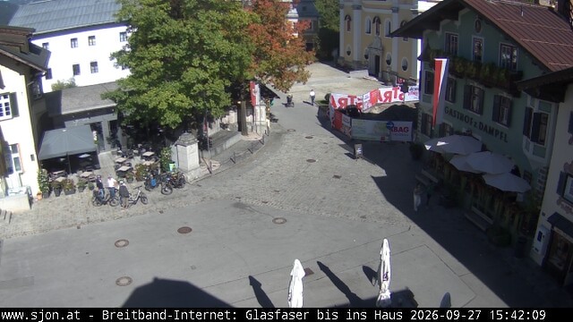 Archiv Foto Webcam Hauptplatz in St. Johann/Tirol