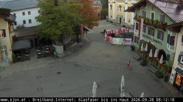 Archiv Foto Webcam Hauptplatz in St. Johann/Tirol