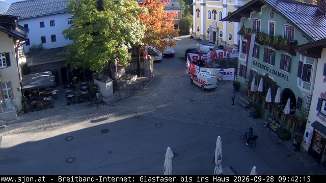 Archiv Foto Webcam Hauptplatz in St. Johann/Tirol
