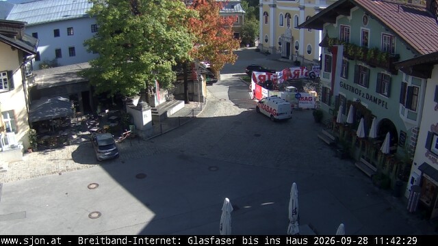 Archiv Foto Webcam Hauptplatz in St. Johann/Tirol