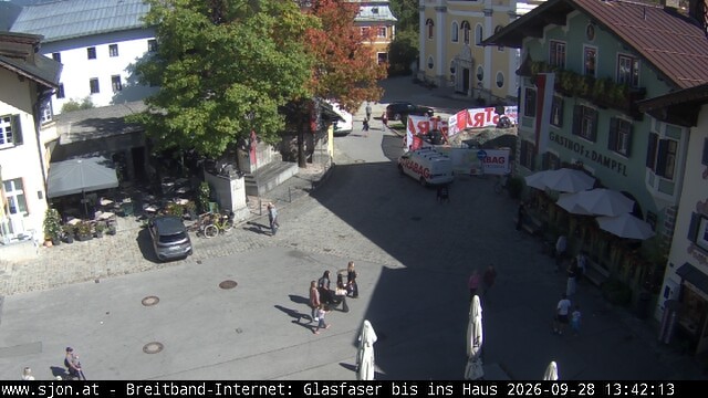 Archiv Foto Webcam Hauptplatz in St. Johann/Tirol