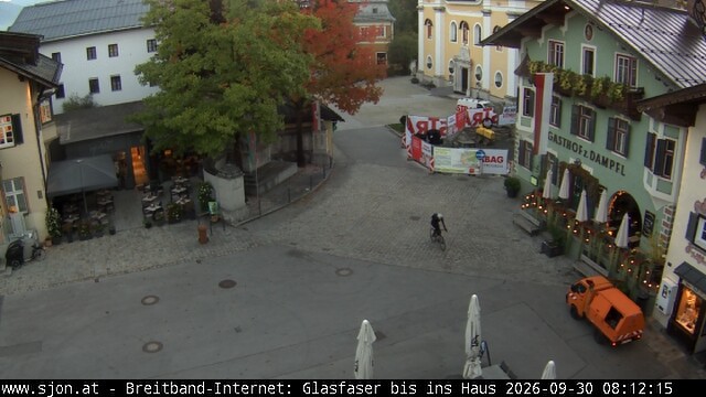 Archiv Foto Webcam Hauptplatz in St. Johann/Tirol