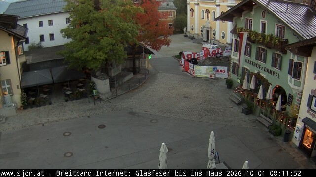 Archiv Foto Webcam Hauptplatz in St. Johann/Tirol