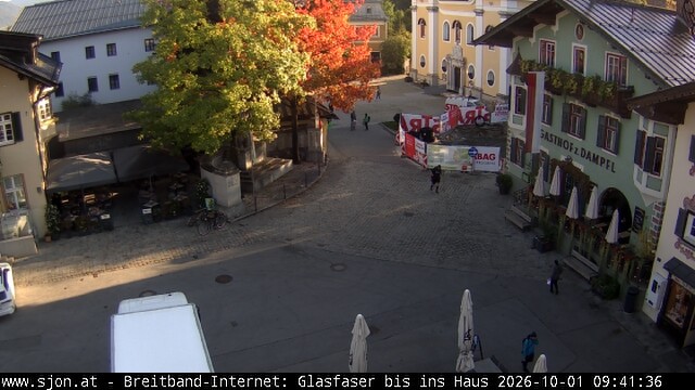 Archiv Foto Webcam Hauptplatz in St. Johann/Tirol