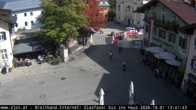 Archiv Foto Webcam Hauptplatz in St. Johann/Tirol