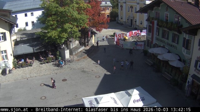 Archiv Foto Webcam Hauptplatz in St. Johann/Tirol