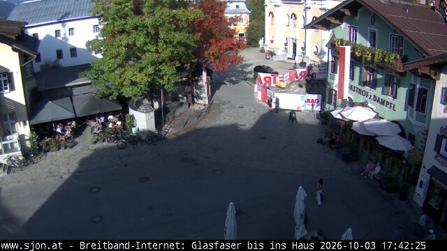 Archiv Foto Webcam Hauptplatz in St. Johann/Tirol