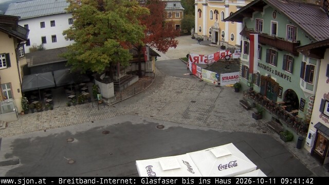 Archiv Foto Webcam Hauptplatz in St. Johann/Tirol
