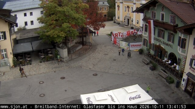 Archiv Foto Webcam Hauptplatz in St. Johann/Tirol
