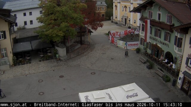 Archiv Foto Webcam Hauptplatz in St. Johann/Tirol