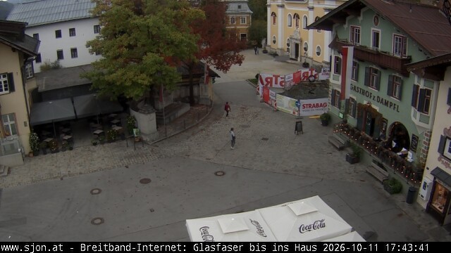 Archiv Foto Webcam Hauptplatz in St. Johann/Tirol