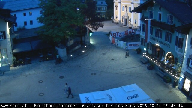 Archiv Foto Webcam Hauptplatz in St. Johann/Tirol