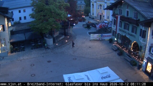 Archiv Foto Webcam Hauptplatz in St. Johann/Tirol