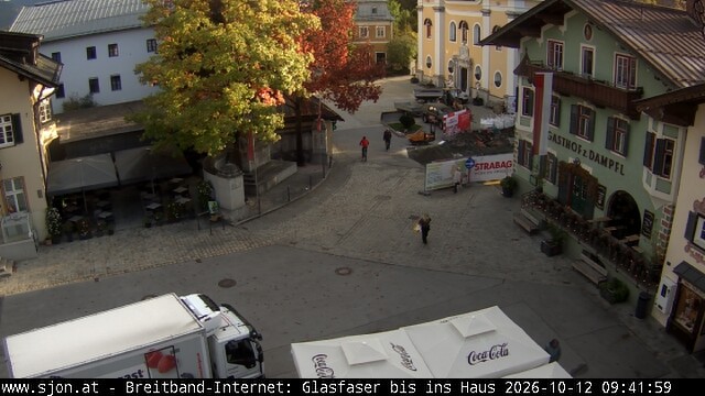 Archiv Foto Webcam Hauptplatz in St. Johann/Tirol