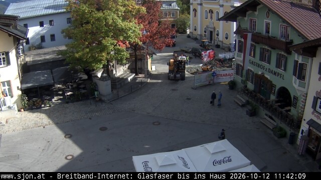 Archiv Foto Webcam Hauptplatz in St. Johann/Tirol